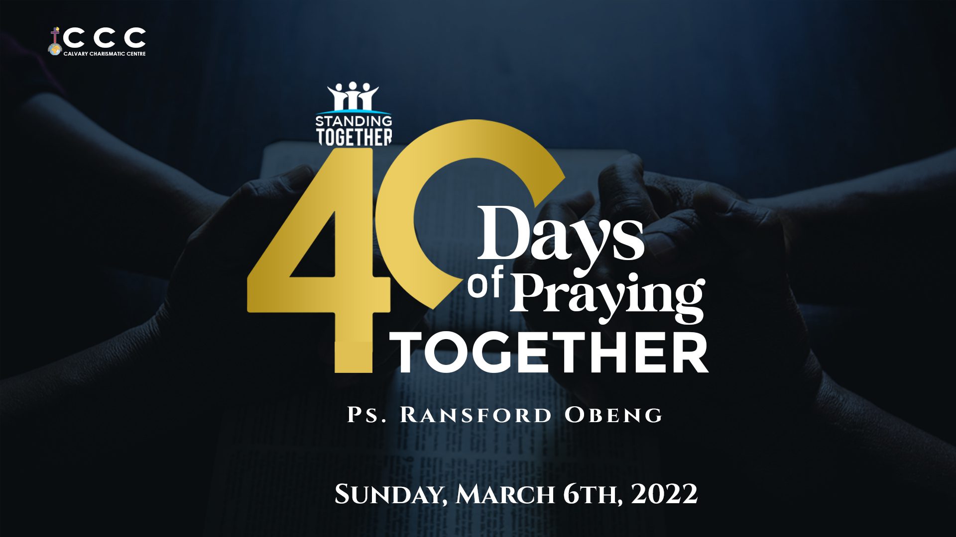 40 DAYS OF PRAYING TOGETHER